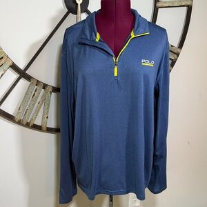 Polo Sport Blue Quarter-Zip Top